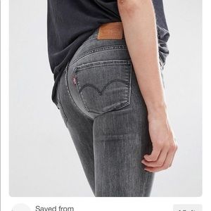 Grey 501 Levi’s Jeans